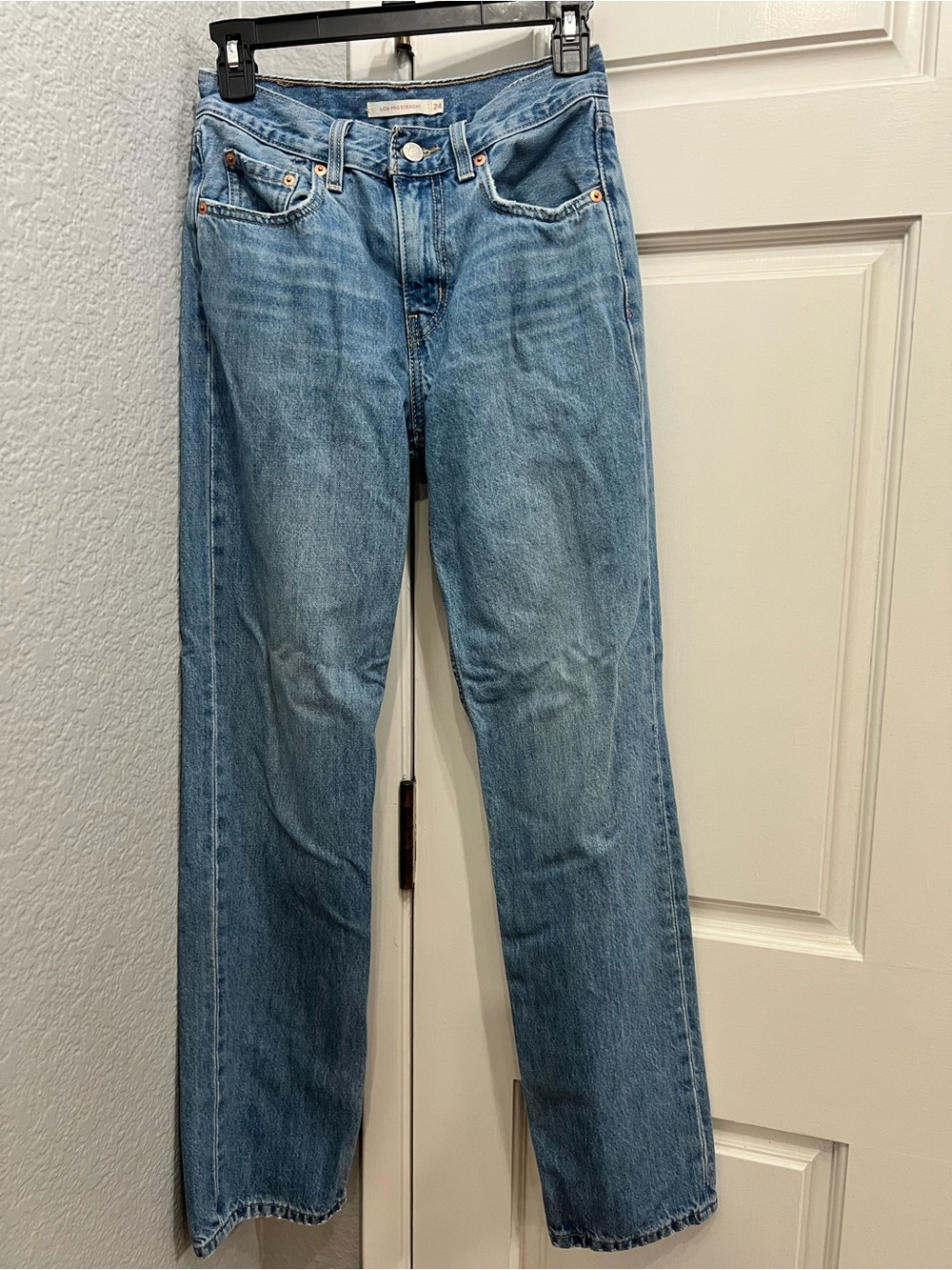 Levi’s low pro straight jeans